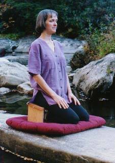 Самодельная скамейка для медитации